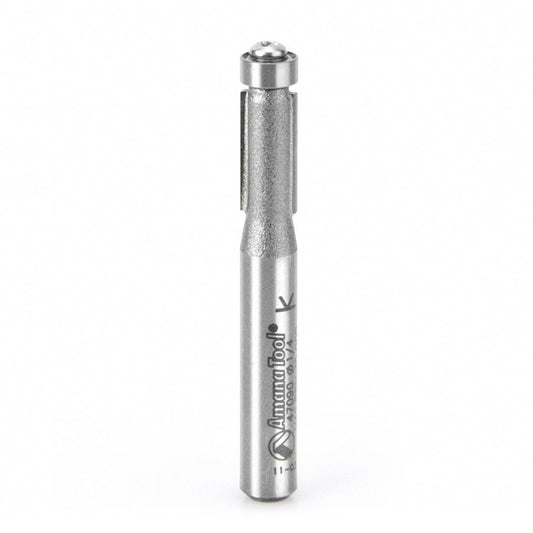 AMANA 47090 Carbide Tipped Flush Trim 1/4 Dia x 1/2 x 1/4 Inch Shank