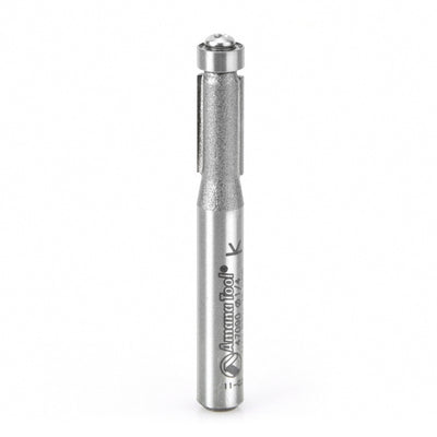 AMANA 47090 Carbide Tipped Flush Trim 1/4 Dia x 1/2 x 1/4 Inch Shank