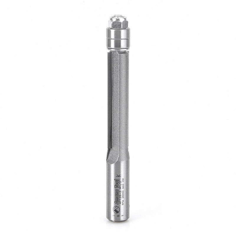 AMANA 47126-2 Carbide Tipped Flush Trim 1/2 Dia x 2 Inch x 1/2 Shank with Double Ball Bearings