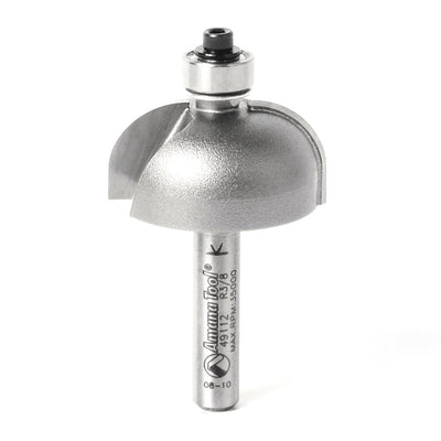 AMANA 49112 Carbide Tipped Cove 3/8 Radius x 1-1/8 Dia x 9/16 x 1/4 Inch Shank