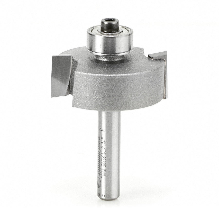 AMANA 49300 Rabbeting 3/8 Depth x 1-1/4 Dia x 1/2 x 1/4 Inch Shank