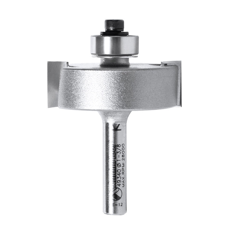 AMANA 49340 Multi-Rabbet Six Different Rabbet Depths 1-3/8 Dia x 1/2 x 1/4 Inch Shank