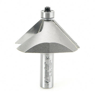 AMANA 49406 Carbide Tipped Chamfer 45 Degree x 2-3/8 Dia x 1 Inch x 1/2 Shank