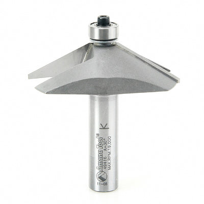 AMANA 49416 Carbide Tipped 60° Chamfer Router Bit – 2-1/2