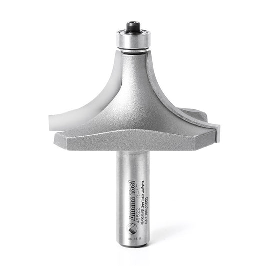 AMANA 49522 Carbide Tipped Corner Round 1 Radius x 2-1/2 Dia x 1-1/4 x 1/2 Inch Shank