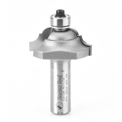 AMANA 54108 Carbide Tipped Classical Bead & Cove 7/32 x 15/64 Radius x 1-1/2 Dia x 5/8 x 1/2 Inch Shank