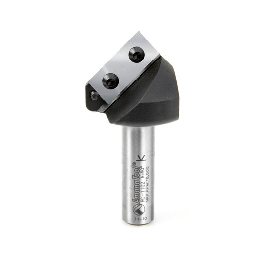 AMANA RC-1102 Insert V-Groove 90 Deg x 3/4 x 1/2 Inch Shank CNC