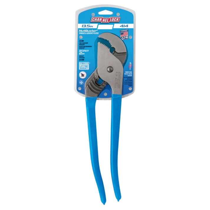 CHANNEL LOCK 414 NUTBUSTER PARROT NOSE TONGUE & GROOVE PLIERS