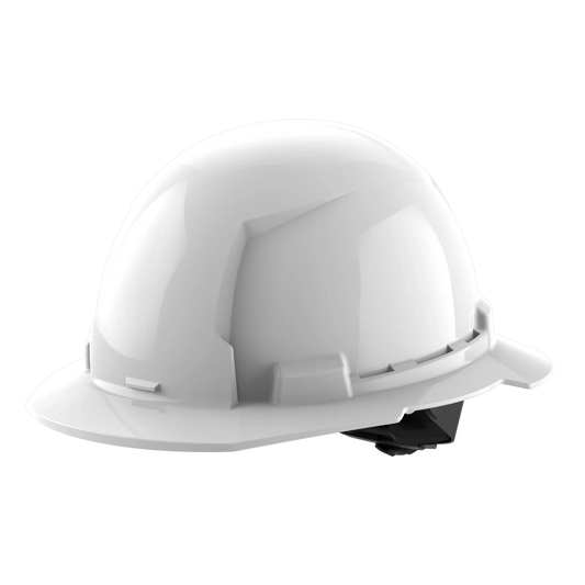 MILWAUKEE 48-73-1101 BOLT™ WHITE FULL BRIM HARD HAT W/ /4 POINT RATCHETING SUSPENSION (USA) - Type 1, Class E