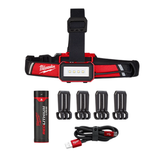 MILWAUKEE 2115-21 REDLITHIUM™ USB Low-Profile Headlamp