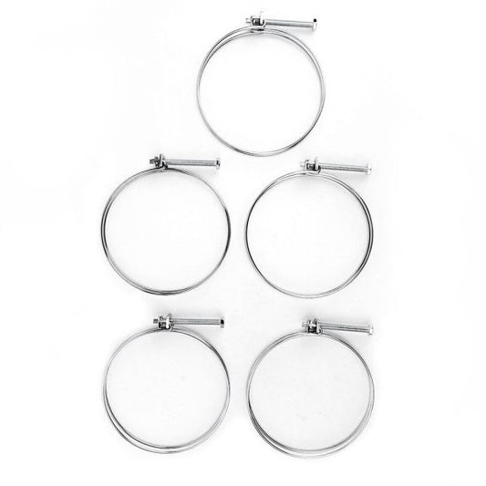 BIG HORN 11740PK 4" WIRE HOSE CLAMP - 5PK