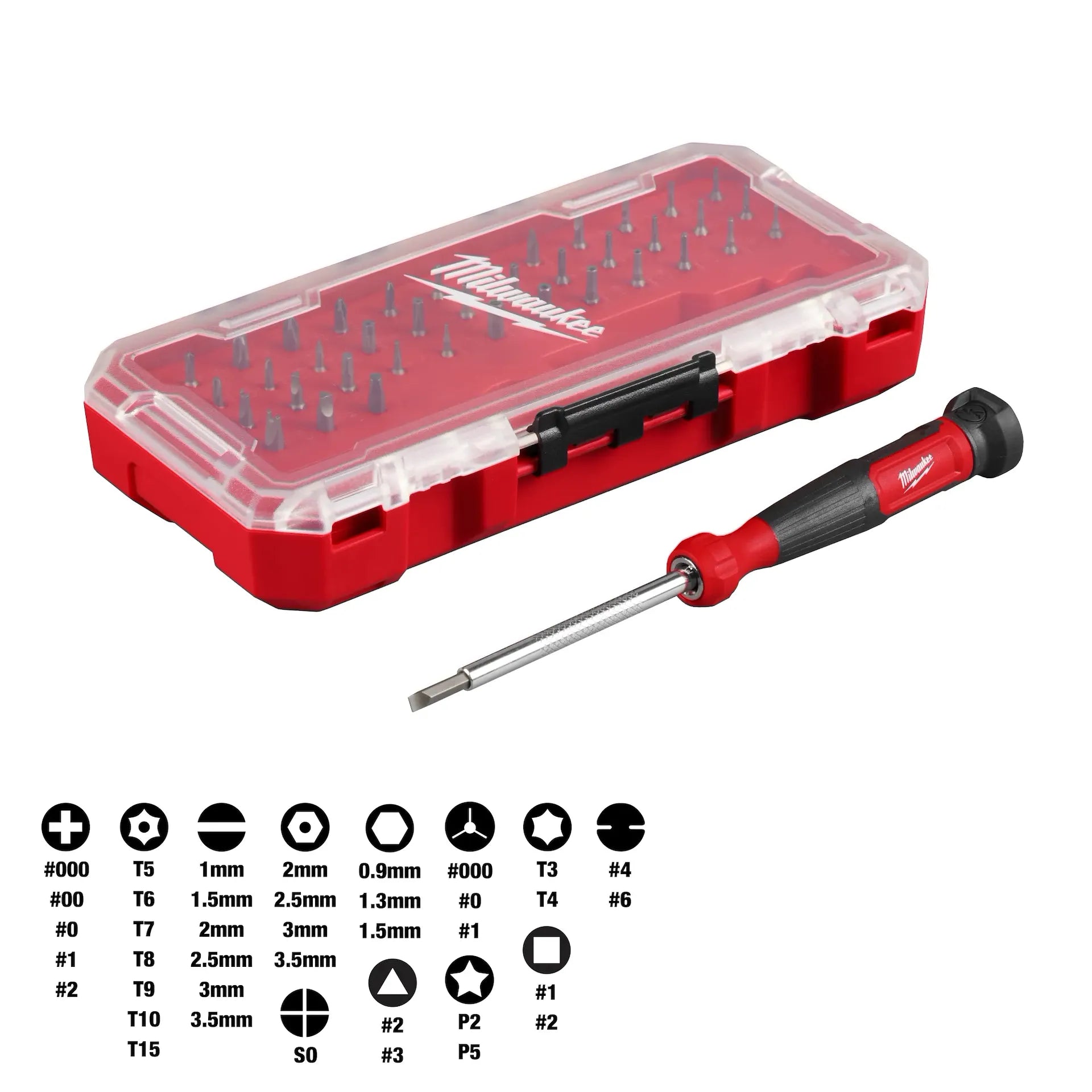 MILWAUKEE 48-22-2935 39-in-1 Precision Multi-Bit Screwdriver