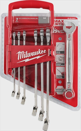 MILWAUKEE 48-22-9407 7pc Combination Wrench Set - SAE