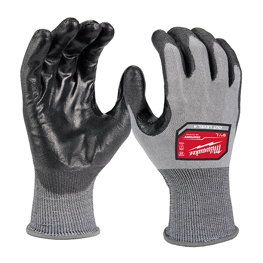 MILWAUKEE 48-73-8742 Cut Level 4 High Dexterity Polyurethane Dipped Gloves - L