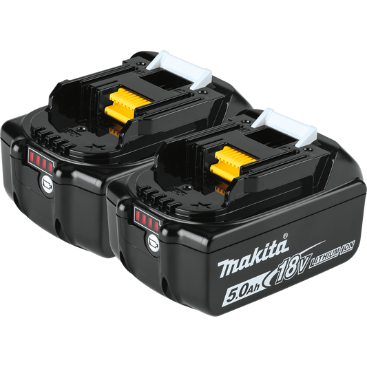 MAKITA BL1850B-2 18V LXT® Lithium‑Ion 5.0Ah Battery, 2/pk