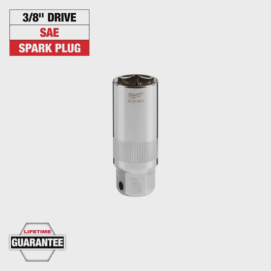 MILWAUKEE 48-22-9553 3/8" Drive 13/16" Spark Plug Socket