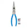 CHANNEL LOCK 317 8" LONG NOSE PLIER W/SIDE CUTTER