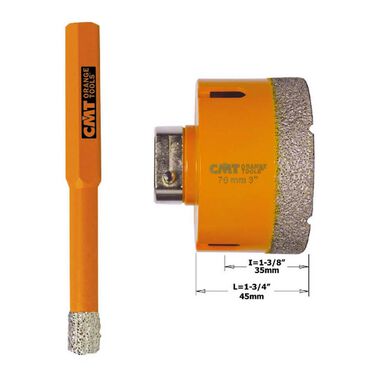 CMT 552-005 DIAMOND DRY HOLE SAW 3/16