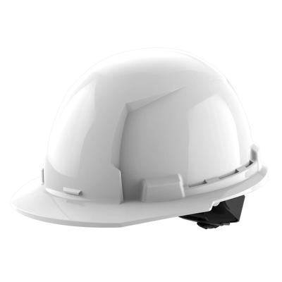 MILWAUKEE 48-73-1100 BOLT™ White Front Brim Hard Hat w/4pt Ratcheting Suspension (USA) - Type 1, Class E
