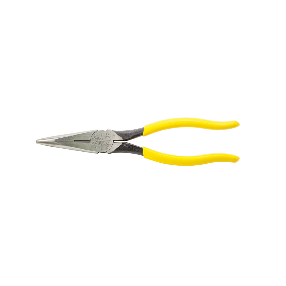 KLEIN D203-8 Pliers, Needle Nose Side-Cutters, 8-Inch
