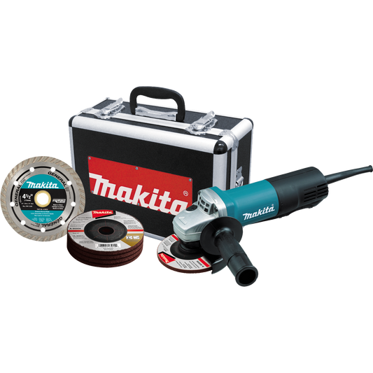 MAKITA 9557PBX1 4‑1/2" Paddle Switch Cut‑Off/Angle Grinder