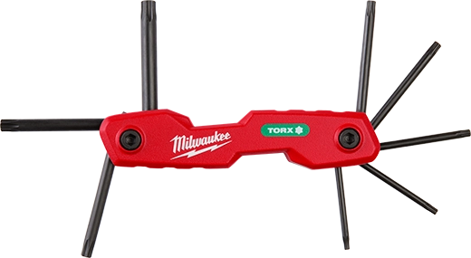 MILWAUKEE 48-22-2184 8-Key Folding Hex Key Set - Torx