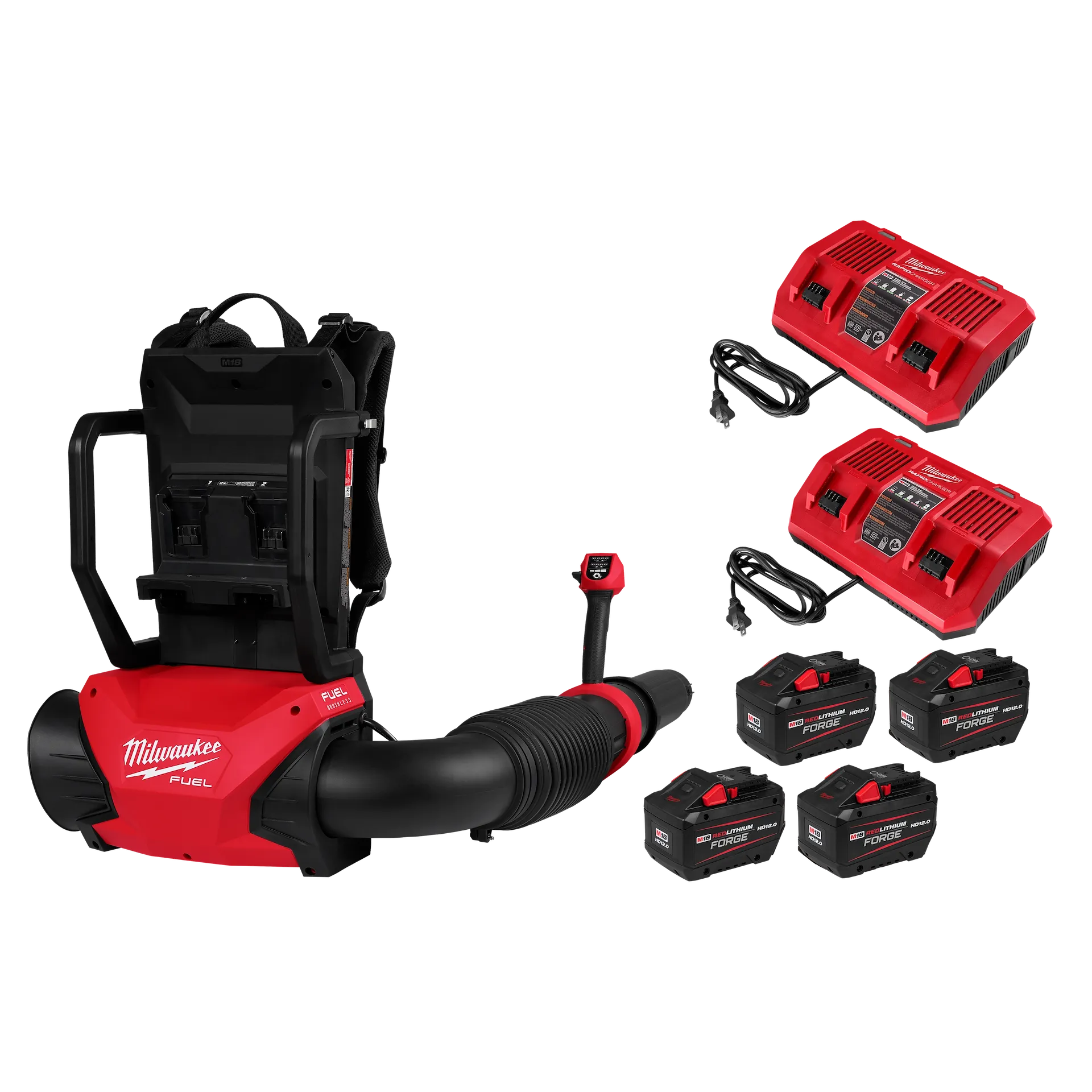 MILWAUKEE 3009-24HD M18 FUEL™ Dual Battery Backpack Blower Kit
