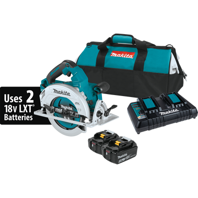 MAKITA XSH06PT 36V (18V X2) LXT® Brushless 7‑1/4” Circular Saw Kit (5.0Ah)