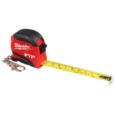 MILWAUKEE 48-22-1706 6ft/2m Keychain Tape Measure
