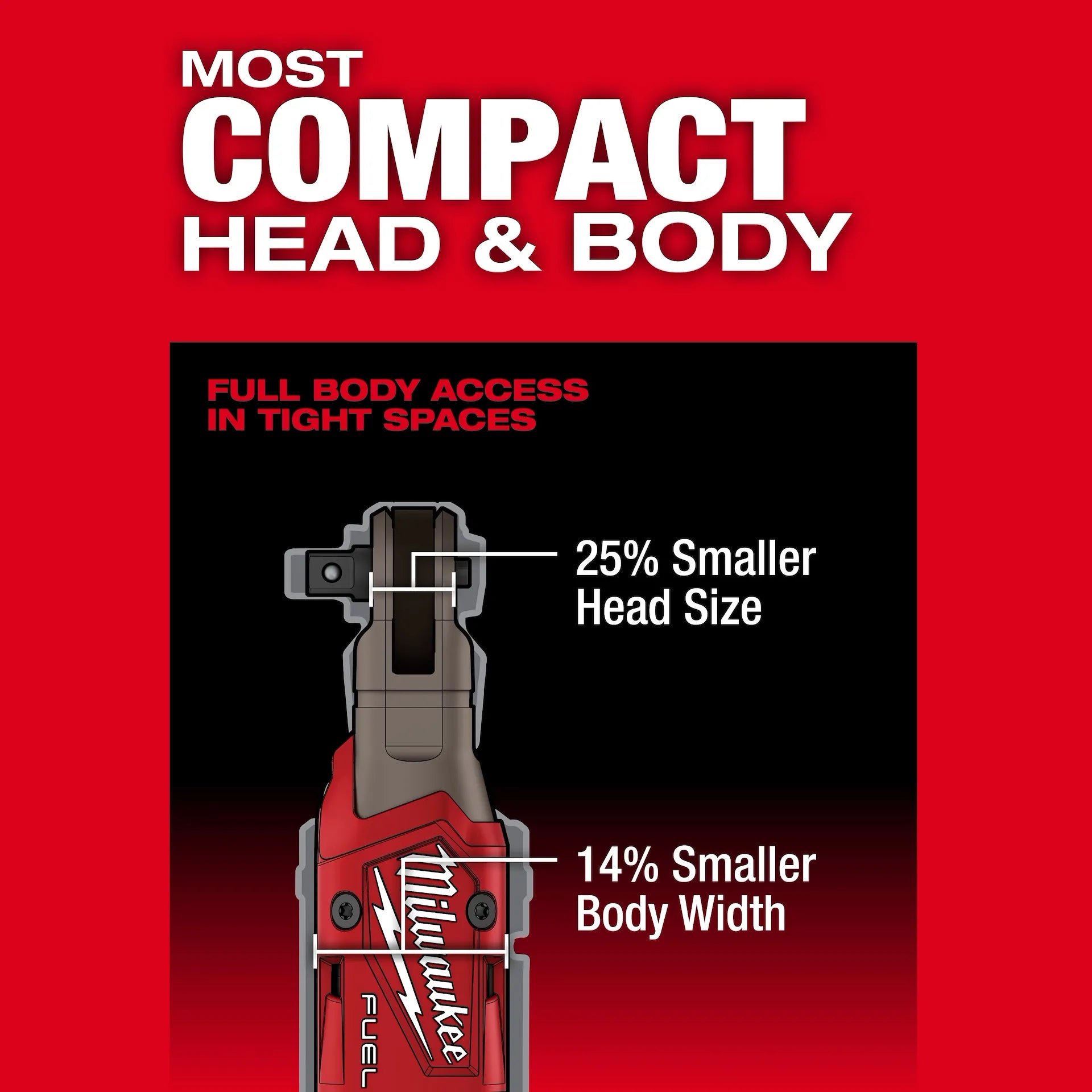 MILWAUKEE 3053-20 M12 FUEL™ 3/8