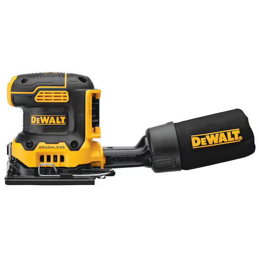 DEWALT DCW200B 20V MAX*  XR® Brushless Cordless 1/4 Sheet Variable Speed Sander (Tool Only)