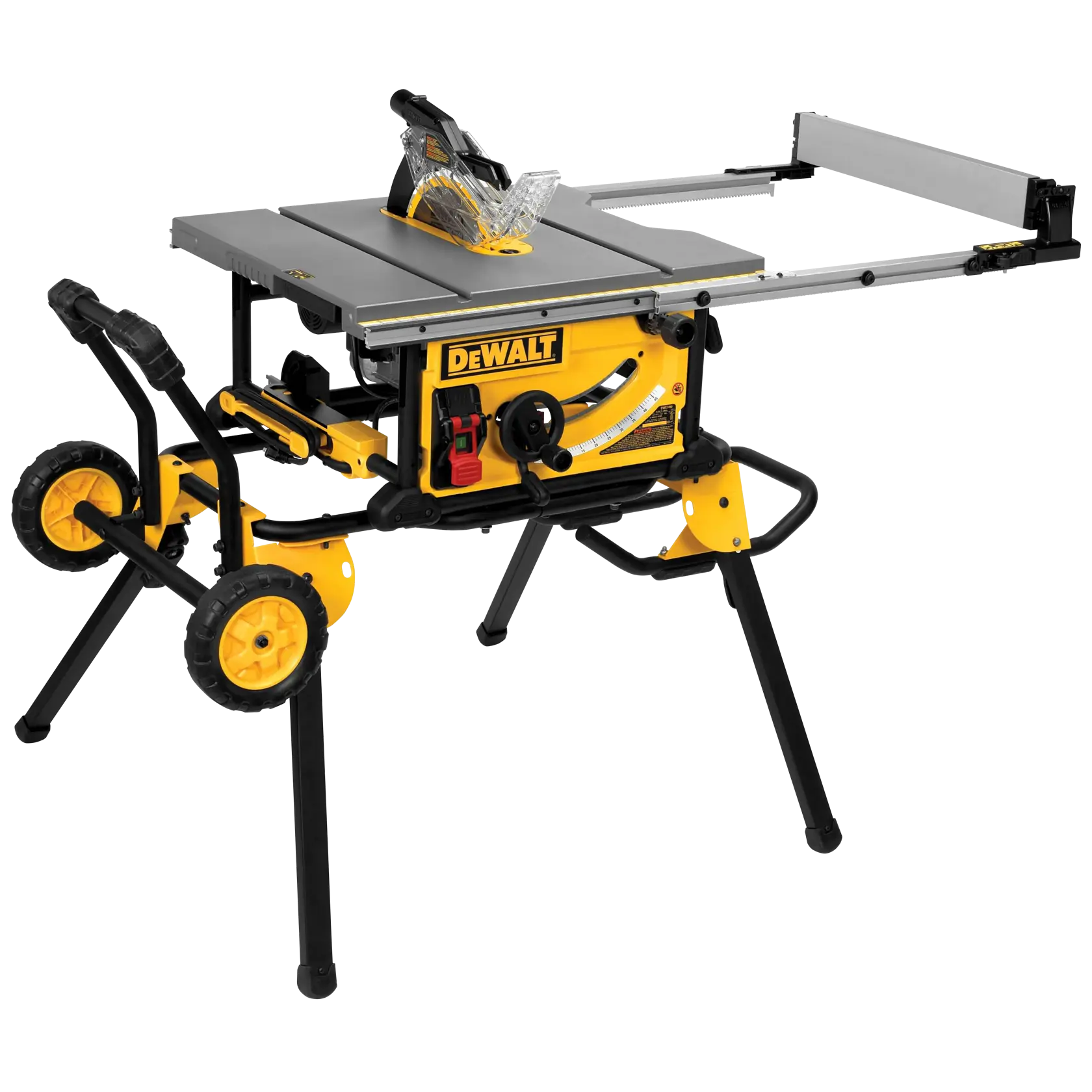DEWALT DWE7491RS DEWALT® 10-in. Jobsite Table Saw and Rolling Stand
