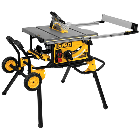 DEWALT DWE7491RS DEWALT® 10-in. Jobsite Table Saw and Rolling Stand