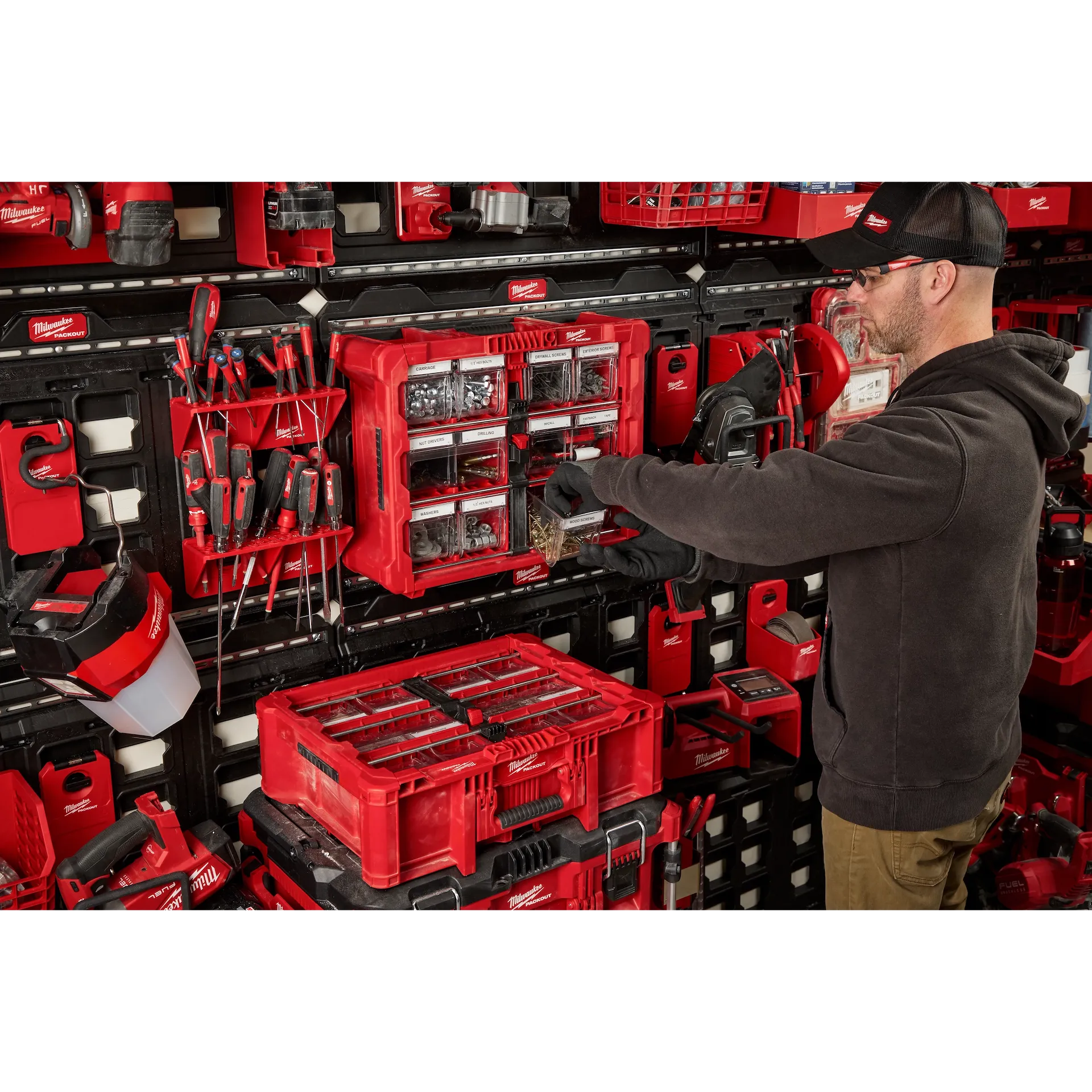 MILWAUKEE 48-22-8433 PACKOUT™ Tilt Bin Organizer