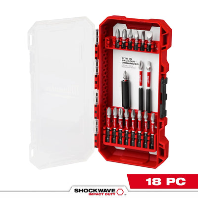 MILWAUKEE 48-32-4403 18PC SHOCKWAVE™ Impact Duty Driver Bit Set