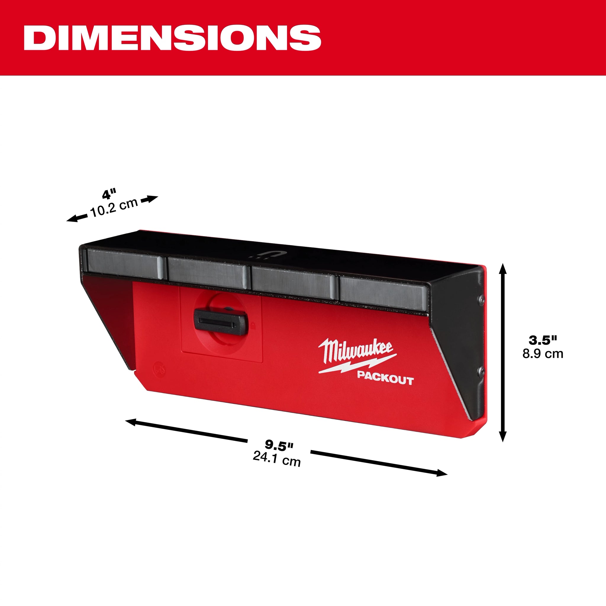 MILWAUKEE 48-22-8346 PACKOUT™ Magnetic Rack