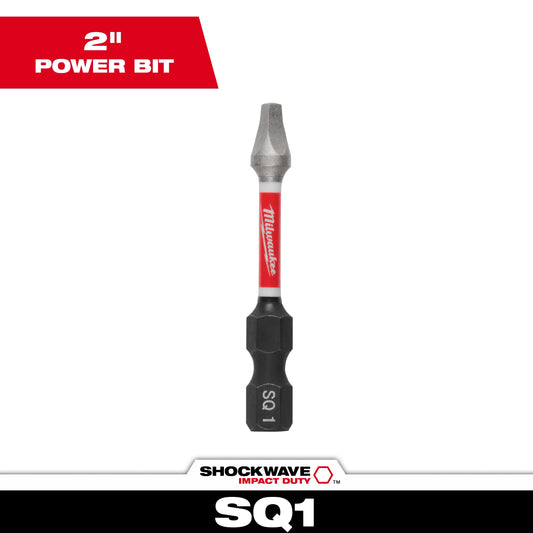 MILWAUKEE 48-32-4471 SHOCKWAVE 2" POWER BIT SQ RECESS #1