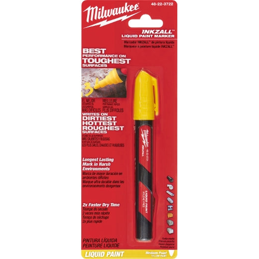MILWAUKEE 48-22-3722 INKZALL™ Yellow Liquid Paint Marker