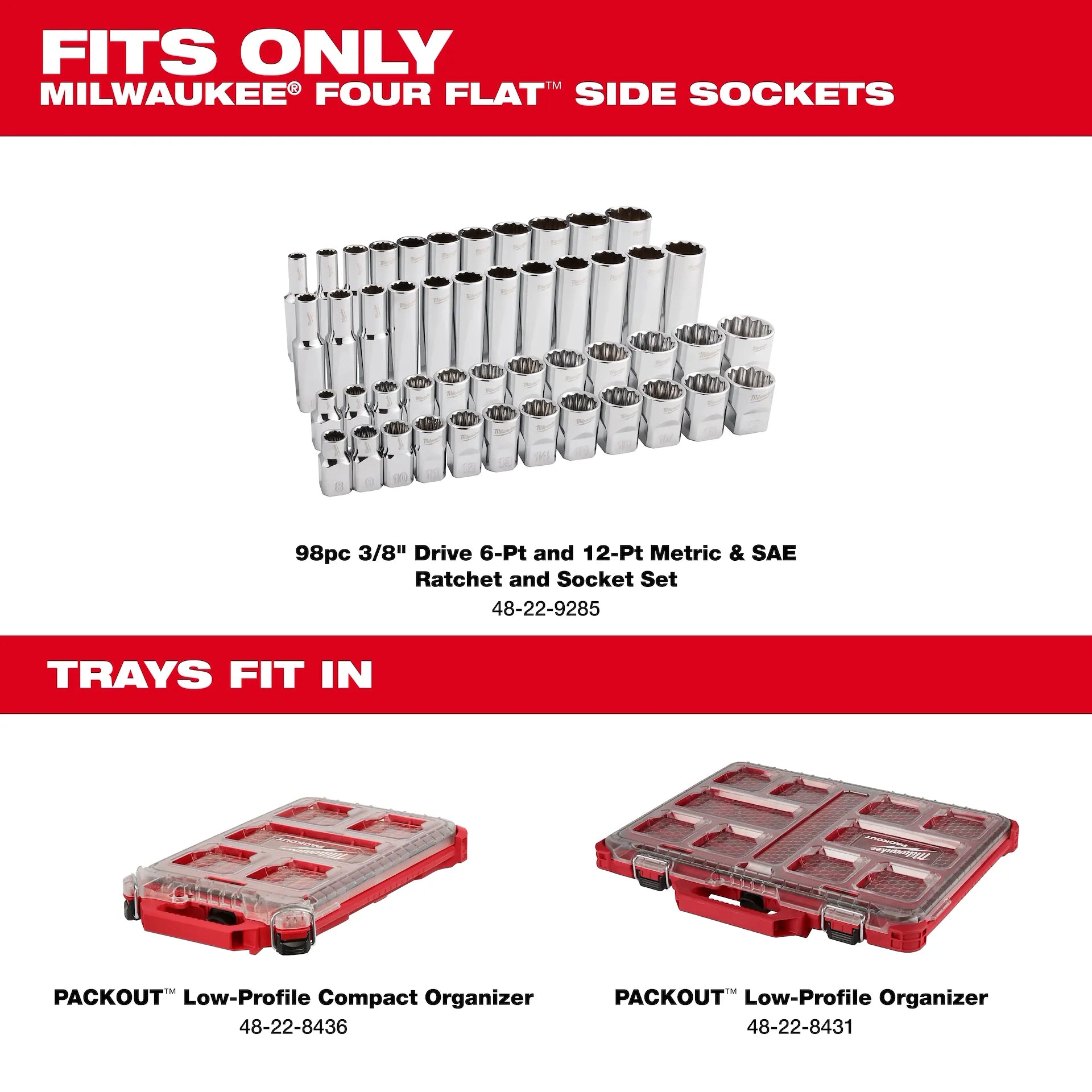 MILWAUKEE 48-22-9285 98pc 3/8