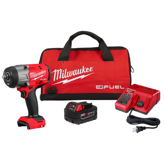 MILWAUKEE 2967-21B M18 FUEL™ 1/2" High Torque Impact Wrench w/ Friction Ring Kit