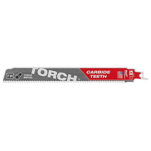 MILWAUKEE 48-00-5202 9" TORCH SAWZALL BLADE W/ CARBIDE TEETH - 1PK