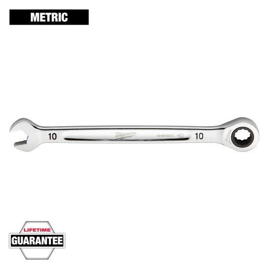 MILWAUKEE 45-96-9310 10mm Metric Ratcheting Combination Wrench