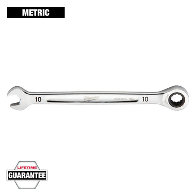 MILWAUKEE 45-96-9310 10mm Metric Ratcheting Combination Wrench