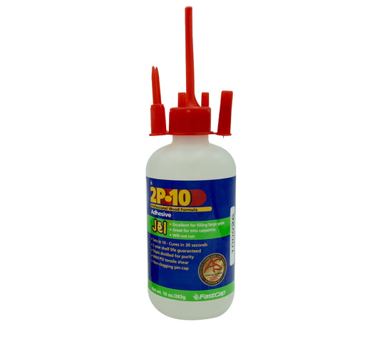 FASTCAP 2P-10-JEL-10-OZ 2P-10 JEL 10 oz Adhesive – Two-Part 10-Second Gel Glue, Large Bottle