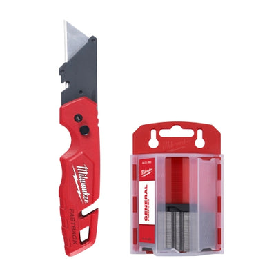 MILWAUKEE 48-22-1504 FLIP UTILITY KNIFE W/STORAGE W/50 BLDS