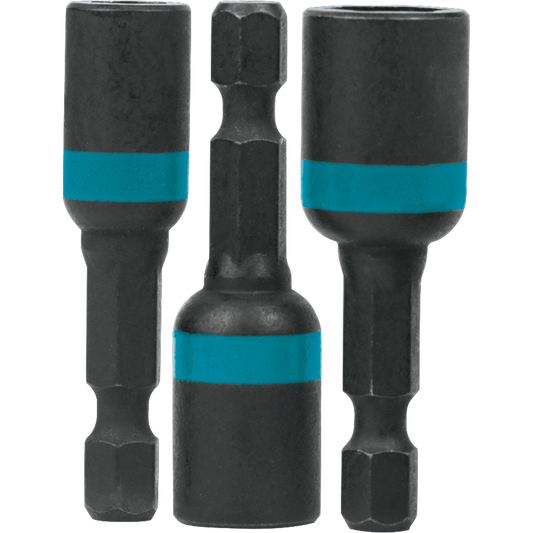 MAKITA A-97265 ImpactX™ 3 Pc. 1‑3/4″ Magnetic Nut Driver Set