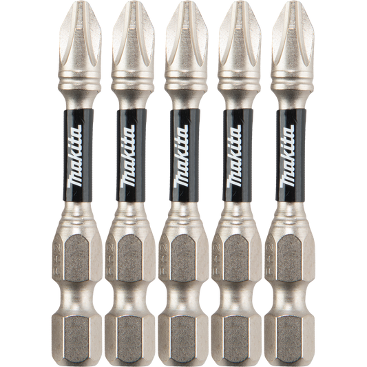 MAKITA T-05119 Impact XPS® #2 Phillips 2" Power Bit, 5/pk