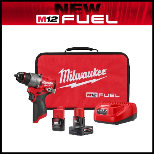 MILWAUKEE 3404-22 M12 FUEL HAMMER DRILL KIT