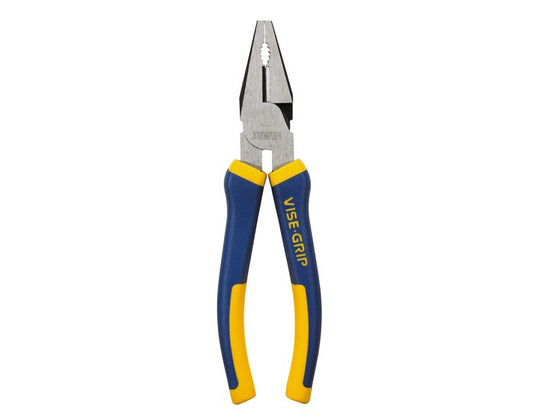 IRWIN VISE-GRIP 1771975 8" Combination Pliers 5-Pack – High-Leverage, ProTouch Grips, Induction-Hardened