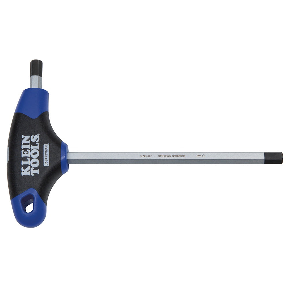KLEIN JTH6M6 6 mm Hex Key, Journeyman™ T-Handle, 6-Inch
